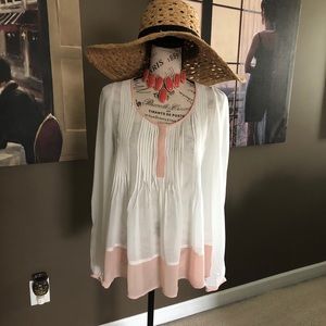 Boho chic, flowing blouse